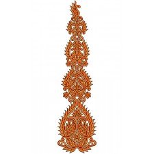 Nice Look Ballroom Dress Embroidery Design 2264