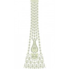 Cording Rhinestone Handwork Ghagara 30072