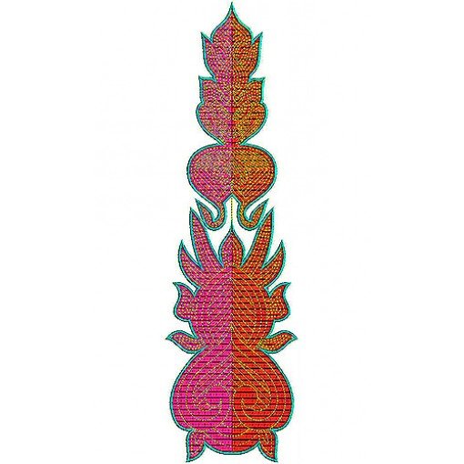 Sticker Type Embroidery Design