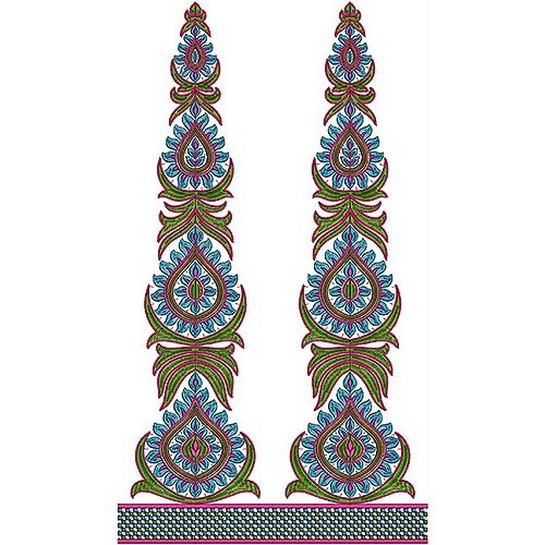Latest Anarkali Dresses Kali Embroidery Design