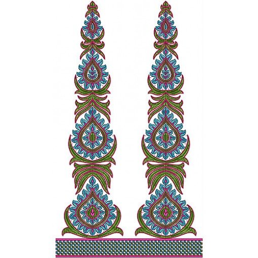 Latest Anarkali Dresses Kali Embroidery Design