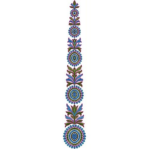 Bridal Embroidery Kali Design For Dress