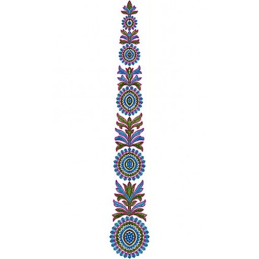 Bridal Embroidery Kali Design For Dress