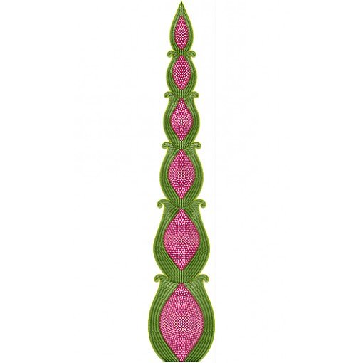 Vintage Designer Kali Embroidery Design