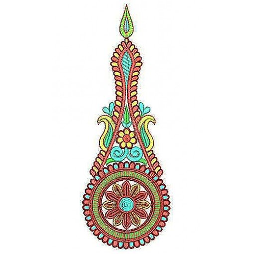 Gypsy Dress Back Embroidery Design