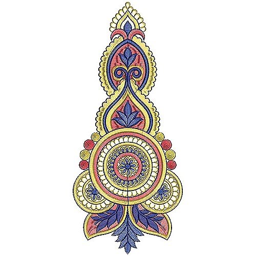 Anarkali Dresses Kali Applique Embroidery Design