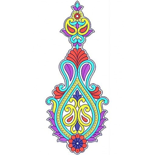 Beautiful Kali Embroidery Design