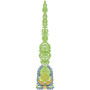Georgette Kali Embroidery Design