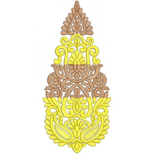 Lawn Suit's Embroidery Applique Design