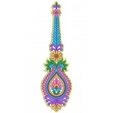 8642 Anarkali Embroidery Design