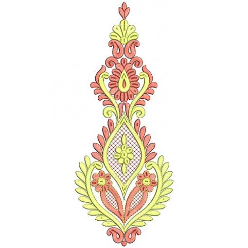 86717 Anarkali Embroidery Design