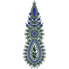 9249 Anarkali Embroidery Design