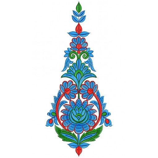 9250 Anarkali Embroidery Design