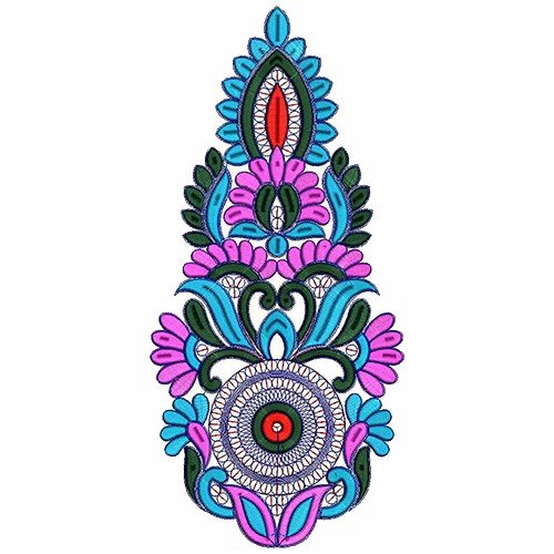 9405 Anarkali Embroidery Design