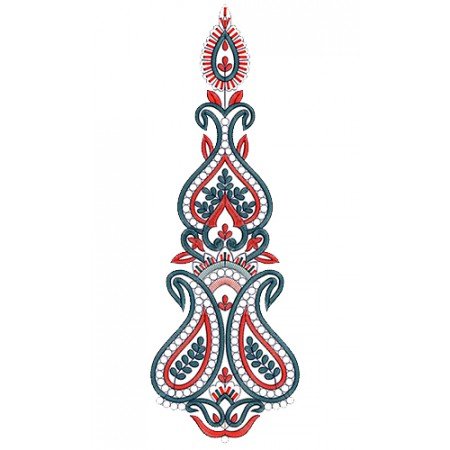 9407 Anarkali Embroidery Design