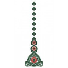 9578 Anarkali Embroidery Design