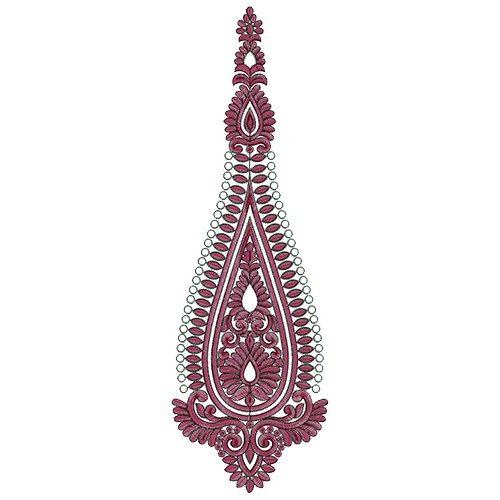 9581 Anarkali Embroidery Design