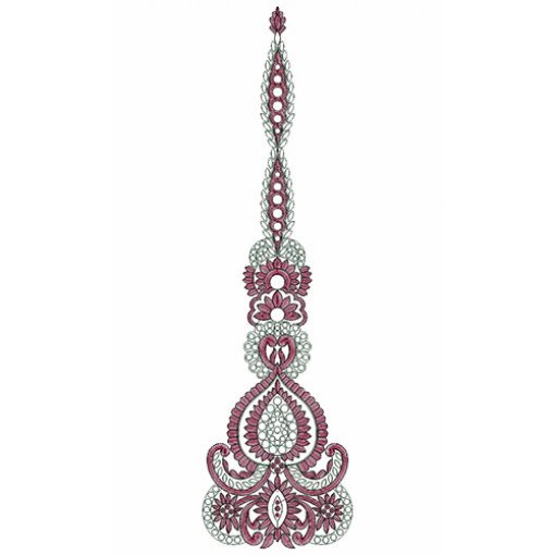 9582 Anarkali Embroidery Design