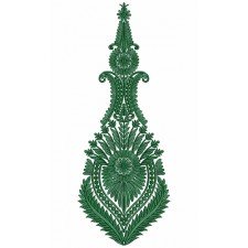 9719 Anarkali Embroidery Design