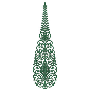 9720 Anarkali Embroidery Design
