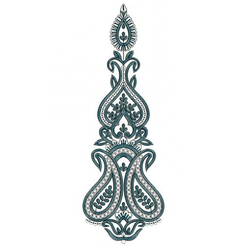 9794 Anarkali Embroidery Design