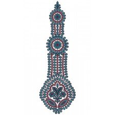 9815 Anarkali Embroidery Design