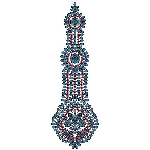 9815 Anarkali Embroidery Design
