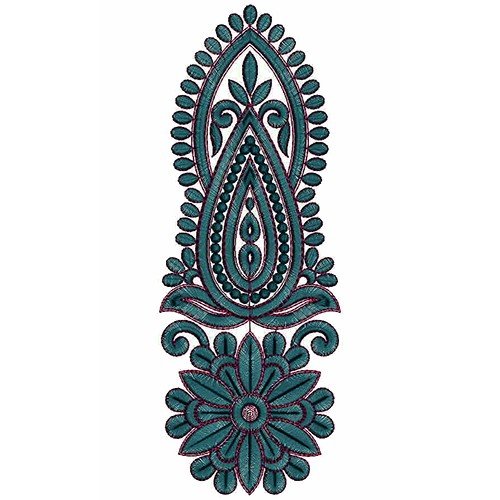 9868 Aanarkali Embroidery Design