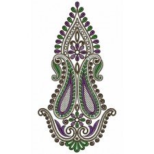 9917 Anarkali Embroidery Design