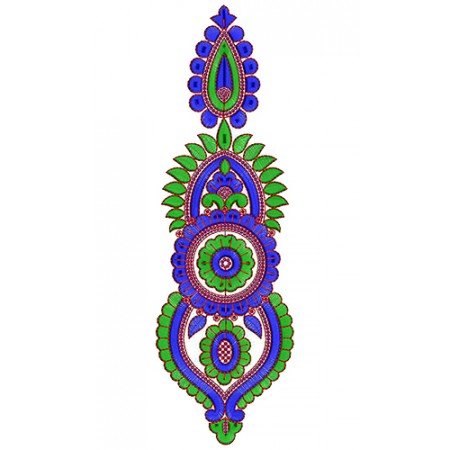 9921 Anarkali Embroidery Design