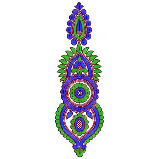 9921 Anarkali Embroidery Design
