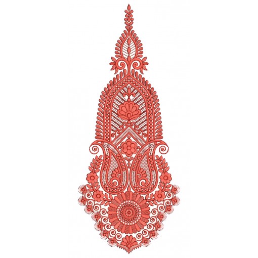 Kaftan Kali Embroidery Design 25730