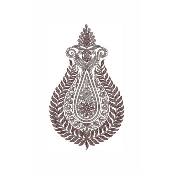 Only DST Zhezhet Dress Kali Embroidery Design 24859