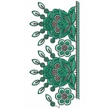 Satin Rose Floral Sequins Lace