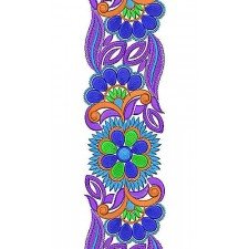 Boho Dress Embroidery Design
