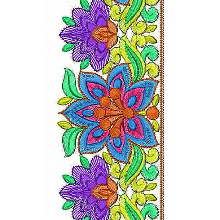 Digital Lace Embroidery Design