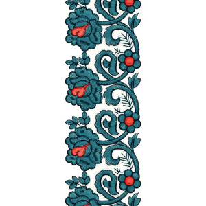 Lace Embroidery Design 10558