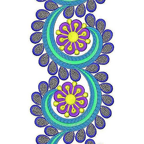 2022 Latest Peacock Embroidery Design