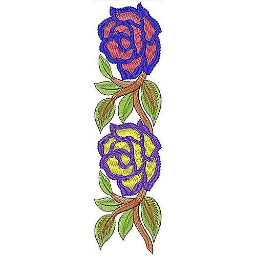 LadyBag Rose Embroidery Design
