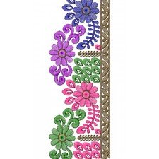 Latest Embroidery Lace Designs 11080