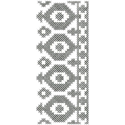 Cross Stitch Pattern Lace Embroidery Design 12488