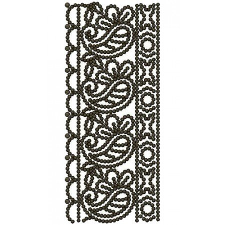 Stars Stitch Lace Design 12490