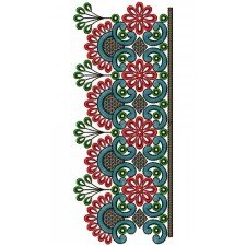 Bohemian Wedding Lace Embroidery Design 12502
