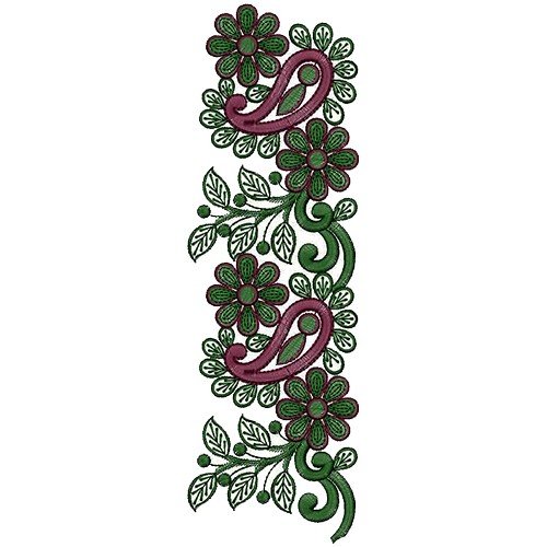 Irish Patterns Lace Embroidery Design 12519