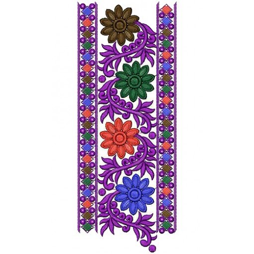 Lace Embroidery Design 12687