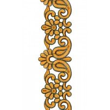 Lace Embroidery Design 12896