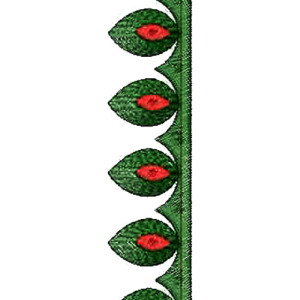 Lace Embroidery Design 13166