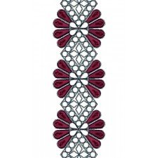 Machine Embroidery Lace Pattern 14348