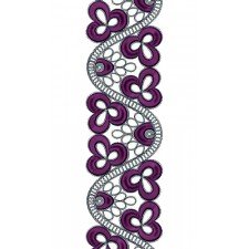 Popular Embroidery Design Lace 14350