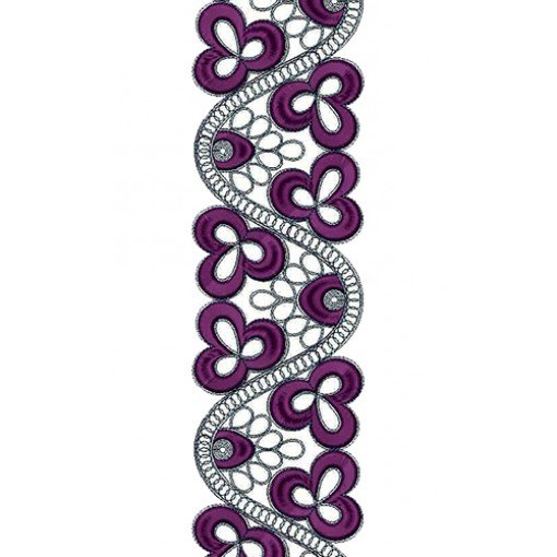 Popular Embroidery Design Lace 14350